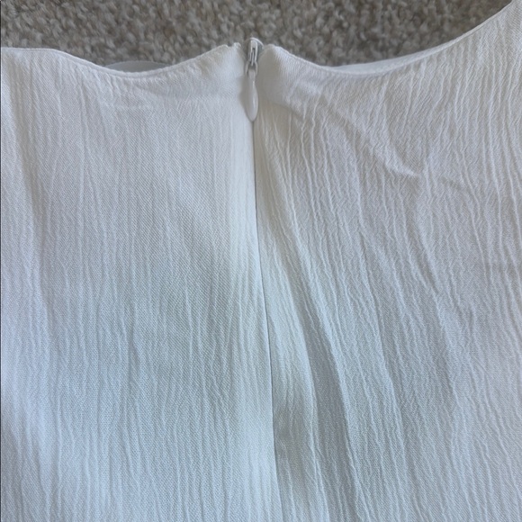 White Ruffle Dress - Picture 3 of 4